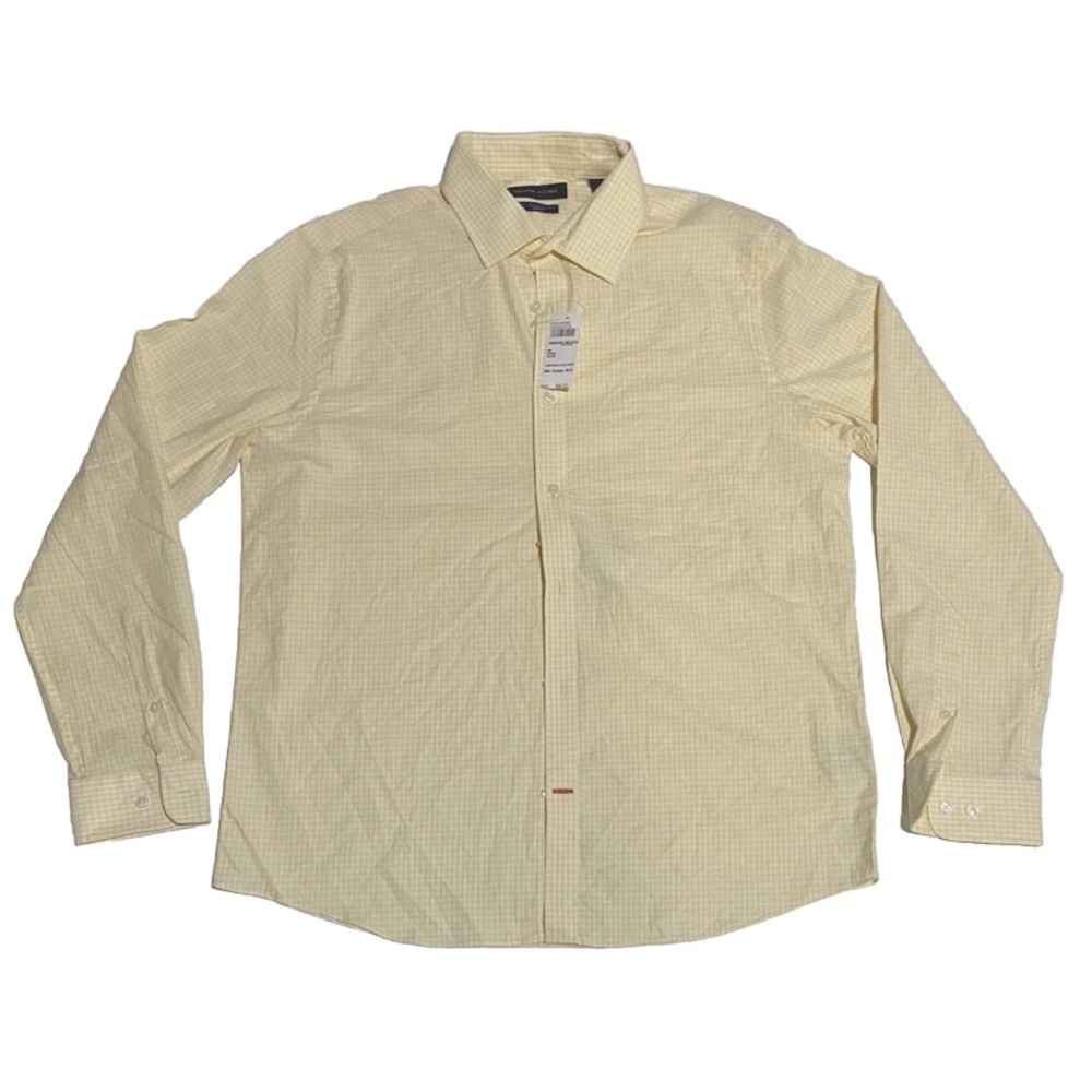 TOMMY HILFIGER Mens Shirts Large Long Sleeve Button Down Casual Oxford Cotton